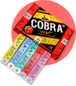 Cobra Cloth Inch tape manufacturer