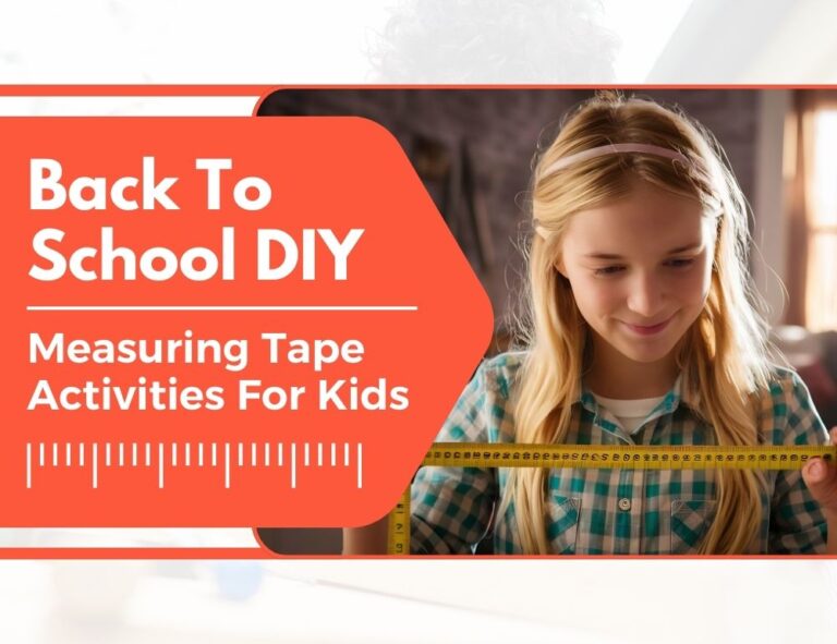 Back To School DIY: Measuring Tape Activities For Kids