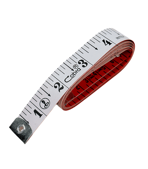 Cobra Cloth Tailor Measuring Tape, Soft Inch Tape for Sewing, Body Measurements and Tailoring - Image 4
