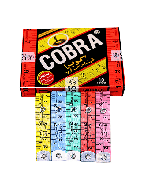 Cobra Cloth Tailor Measuring Tape, Soft Inch Tape for Sewing, Body Measurements and Tailoring - Image 7